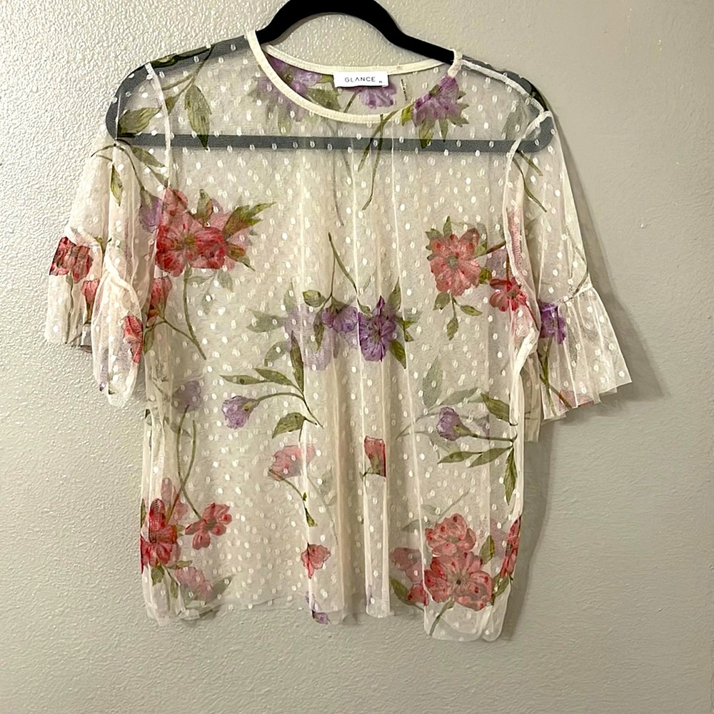 Glance floral tool top